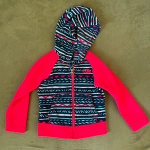 The North Face size 2T zip up Fleece